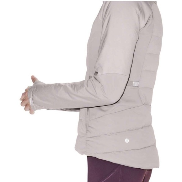 Lululemon Down For It All Jacket | Dark Chrome | Size 2 - Picture 6 of 11